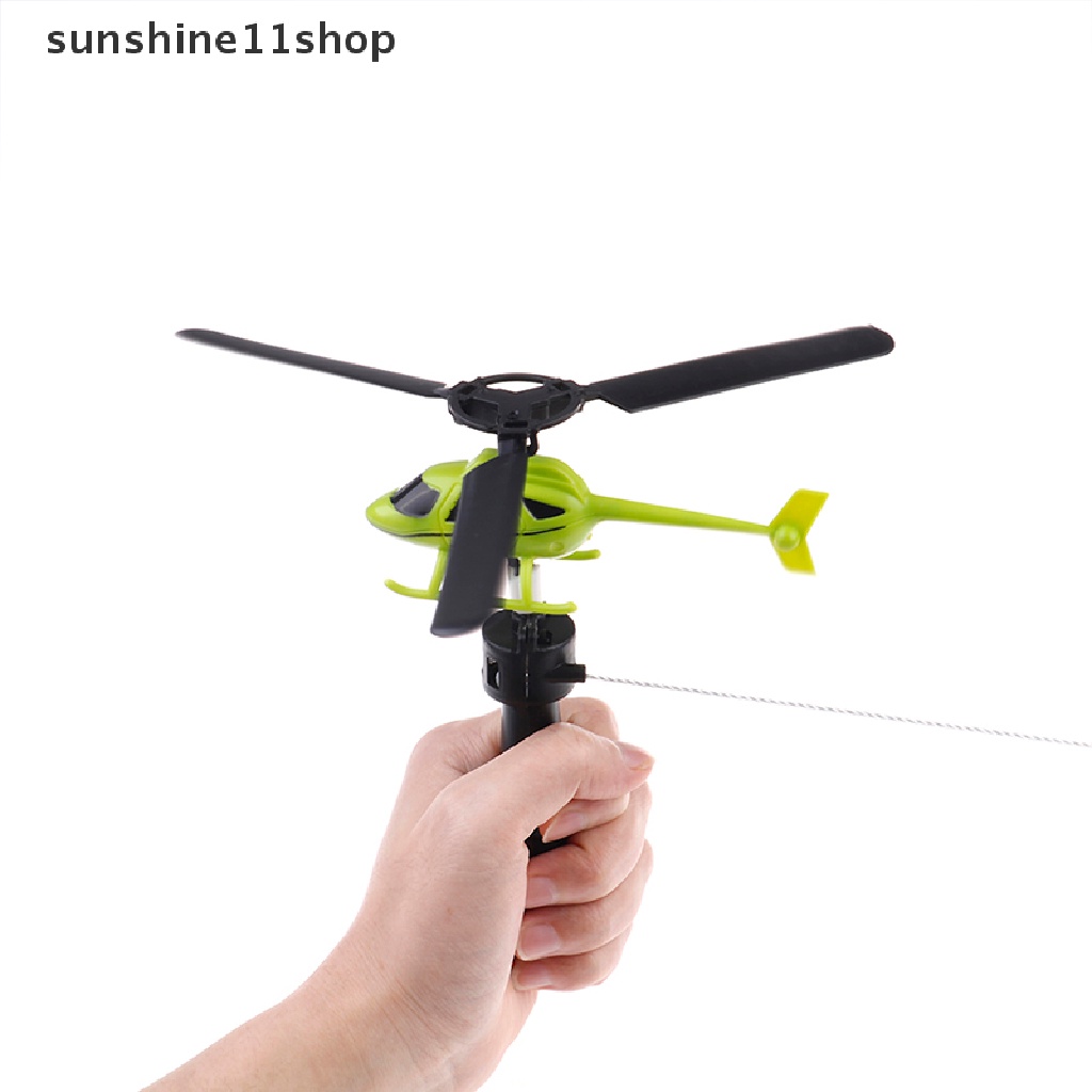 (SHO) Mainan Pesawat Helikopter model Tarik Untuk Bayi / Anak / outdoor