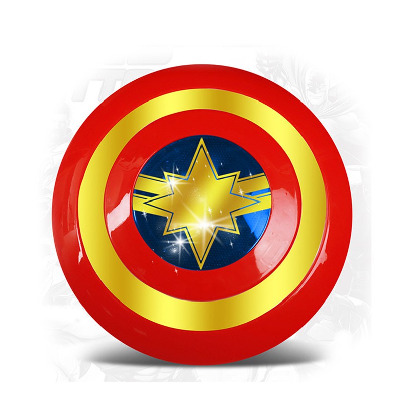 Mainan Perisai Captain America Hulk Iron Man Marvel Dengan Lampu LED Dan Suara Untuk Anak
