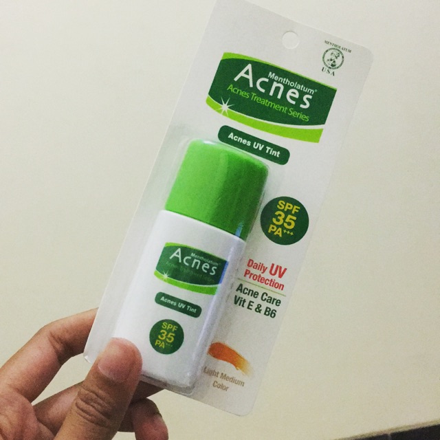 sunscreen acne uv tint