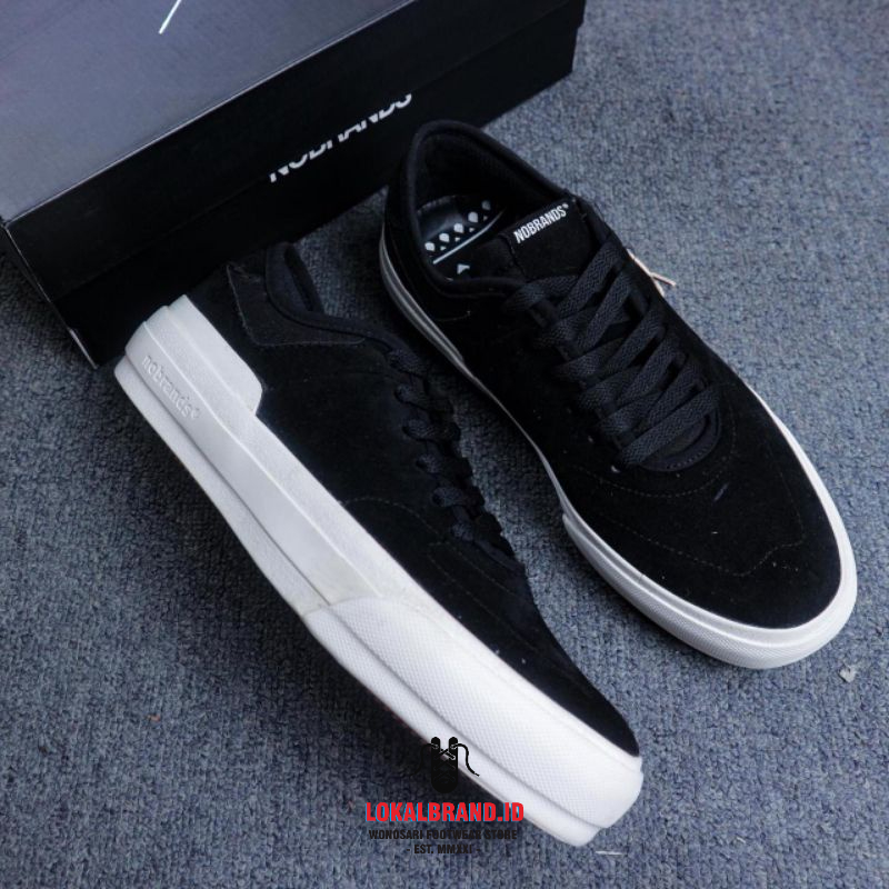 SEPATU NOBRANDS HYPEOTALAMUS BLACK WHITE (FULL SUEDE)OROGINAL NO BRANDS NO BRAND HYPOTALAMUS