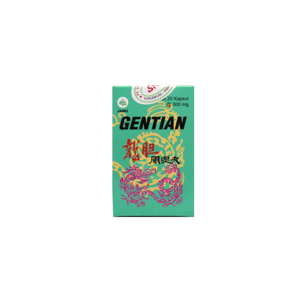 GENTIAN obat rematik - asam urat - encok herbal