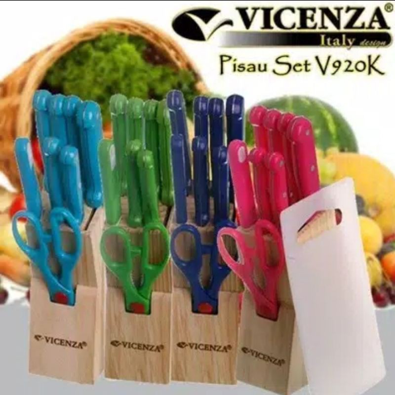 (SALE) Pisau Set Vicenza V920K / Pisau Vicenza