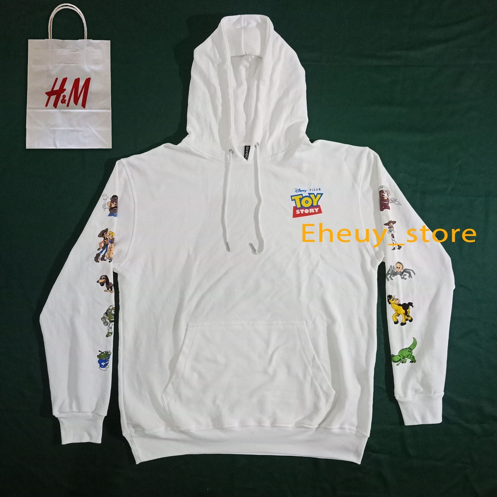 Hoodie H&amp;M ToyStory Putih Divided Hoodie toy story hnm sweater toy story