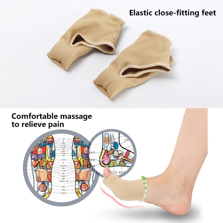 1 Pasang Korektor Kaki Orthotics Kaki Perawatan Kaki Tulang Jempol Adjuster Koreksi Kaus Kaki Pedikur Lembut