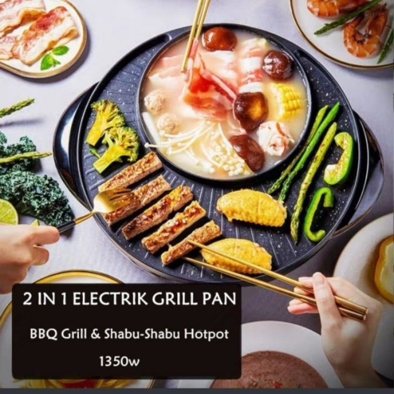 Panci Suki Grill Pan Cepat Panas