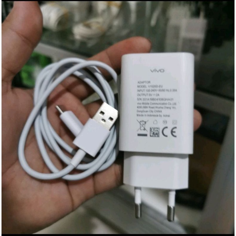 Charger Vivo Y50Y30 Tipe C 10w Copotan Bekas mulus Original