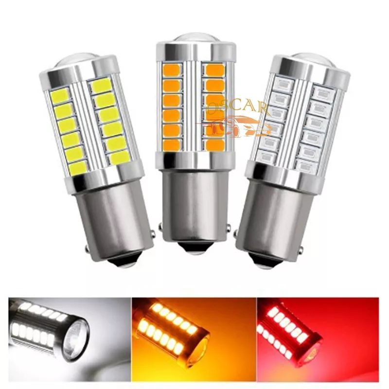 Lampu LED Sein Reting Sen T20 7440 LED Mata 33 SMD Super Bright Putih Mobil