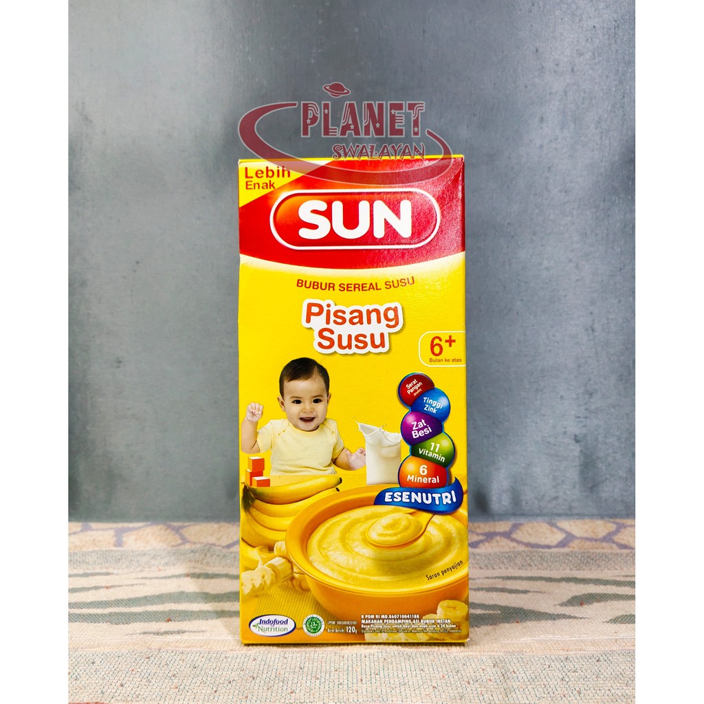 SUN BUBUR SEREAL PISANG SUSU