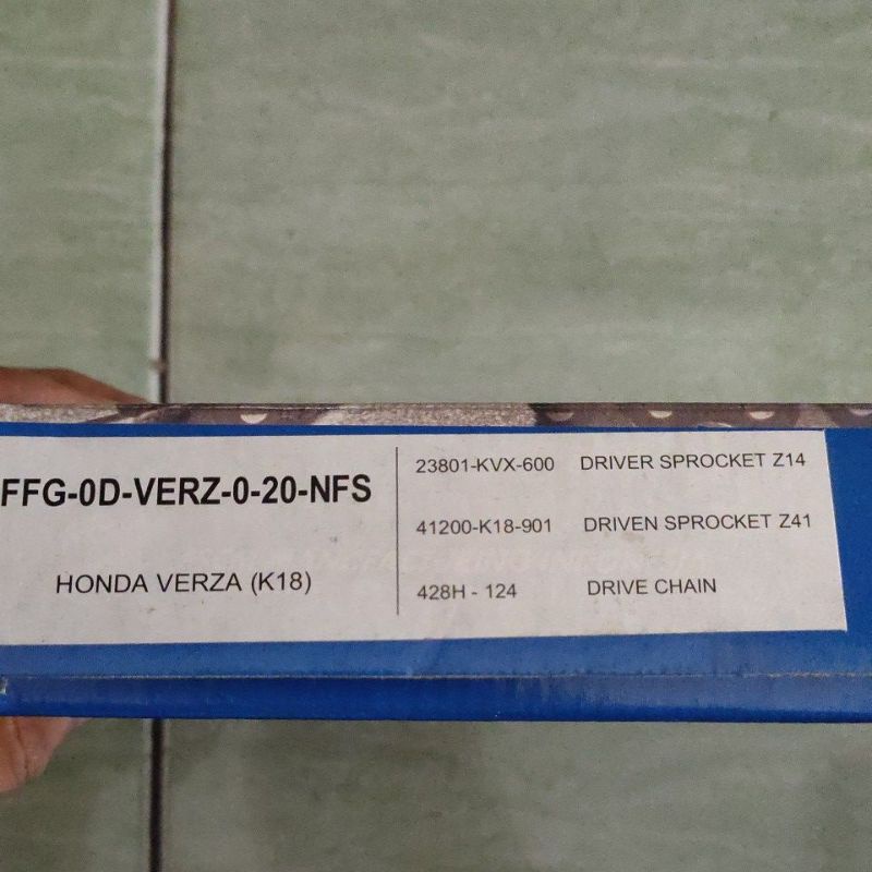 Gear Set VERZA Ori FSCM by Astra Otoparts