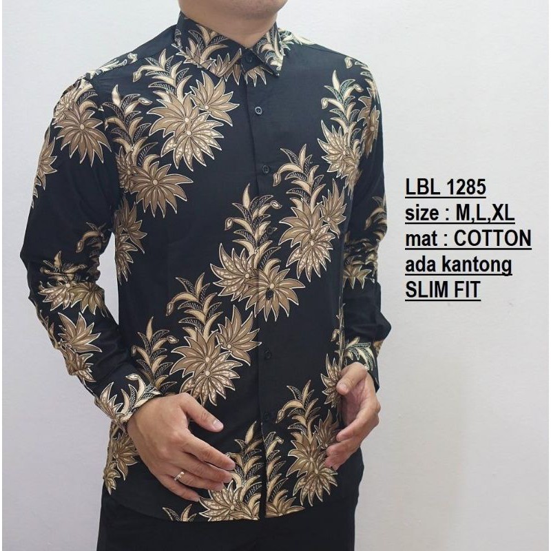 BATIK SLIMFIT LENGAN PANJANG