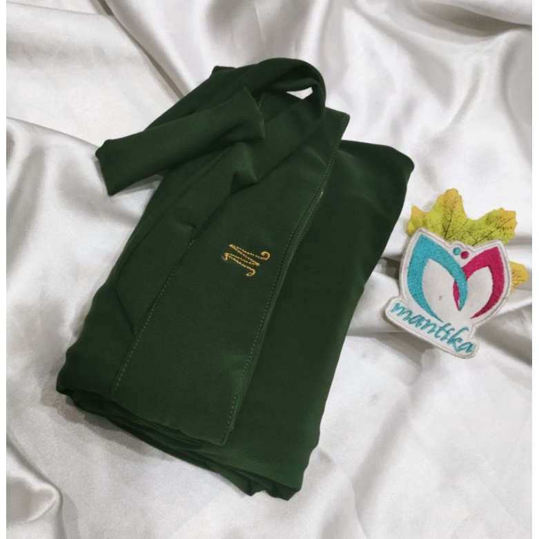 MARYAM JERSEY BERGO TALI HIJAB INSTAN ORIGINAL JERSEY SUPER NON PER-Army