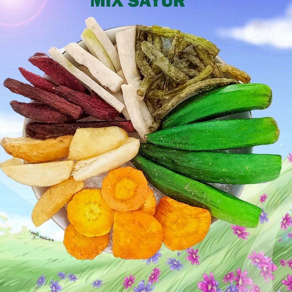 

Crunchy Veggie Snack ASMR Keripik Sayur Keripik Buah Sayur Krispi Cemilan Diet Snack Sehat Snack Diet 300ml 700ml 1000ml 1L /JJBCC Terlaris