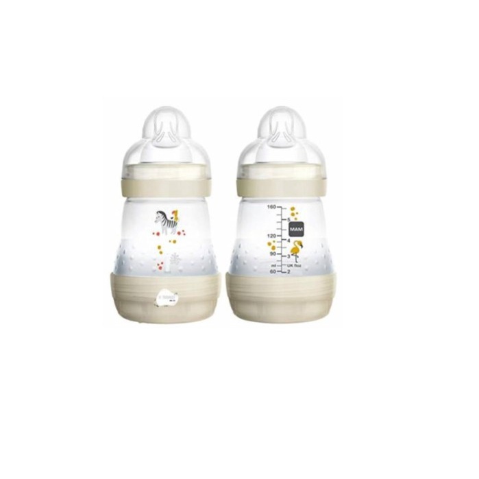 MAM Bottle Anti Coluc Ivory 160ml 0+ - Botol Susu