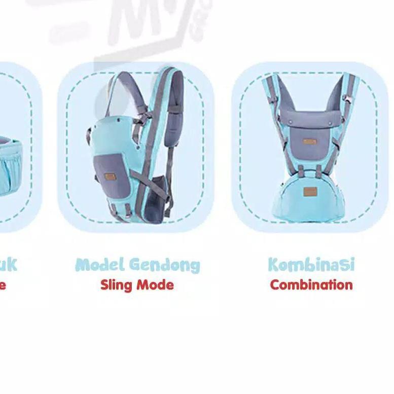 ❃ ♥KID♥ Gendongan Bayi Depan Hipseat Zavanese Kantong Bayi Kupluk Baby Carrier Hoddie Gendongan Anak