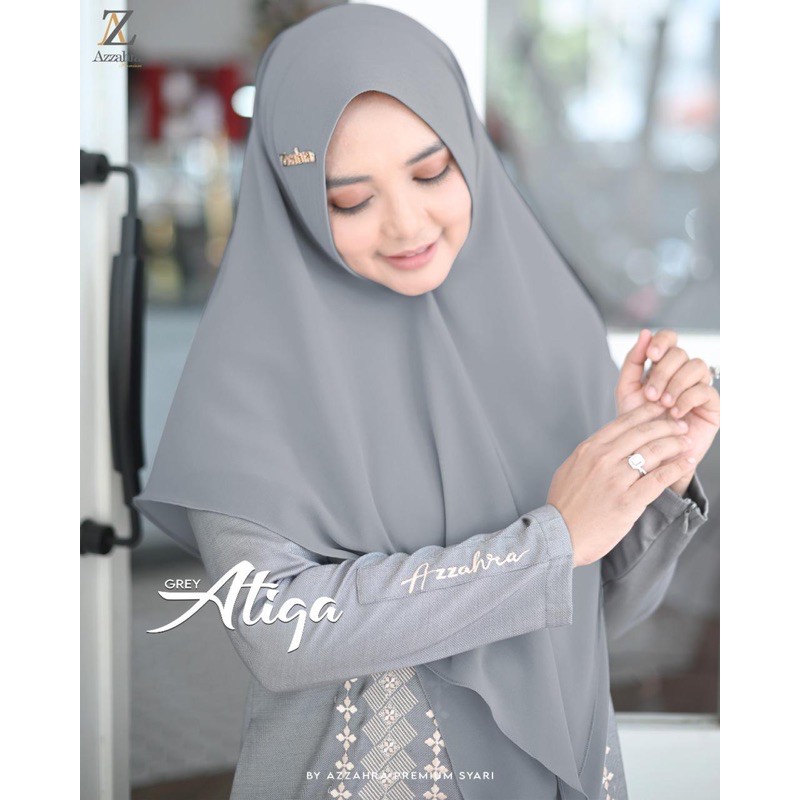 Atiqa set by azzahra premium syari