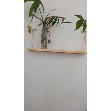 ambalan kayu jati belanda PxLxT 40cm x 10cm x 2 cm