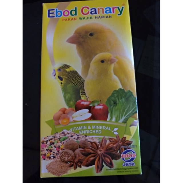 Ebod Canary dan Ebod Love Bird 250g makanan burung canary dan love bird