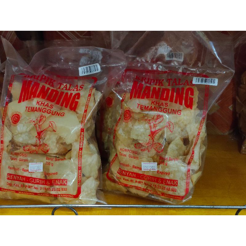 

Tales manding 200 gram / keripik kerupuk oleh oleh khas magelang jogja temanggung wonosobo