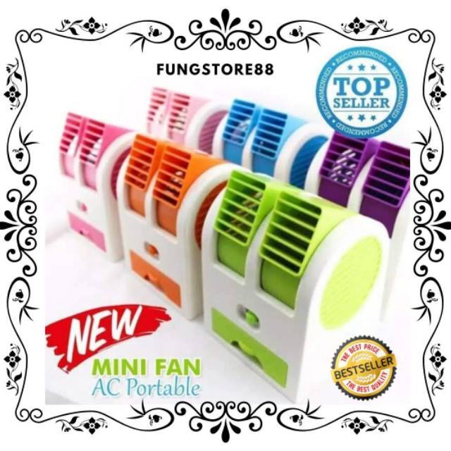 irConditioner (AC) Mini Portable 2 Pintu / Ac Duduk Mini Double Fan Pendingin Ruangan MY-0199