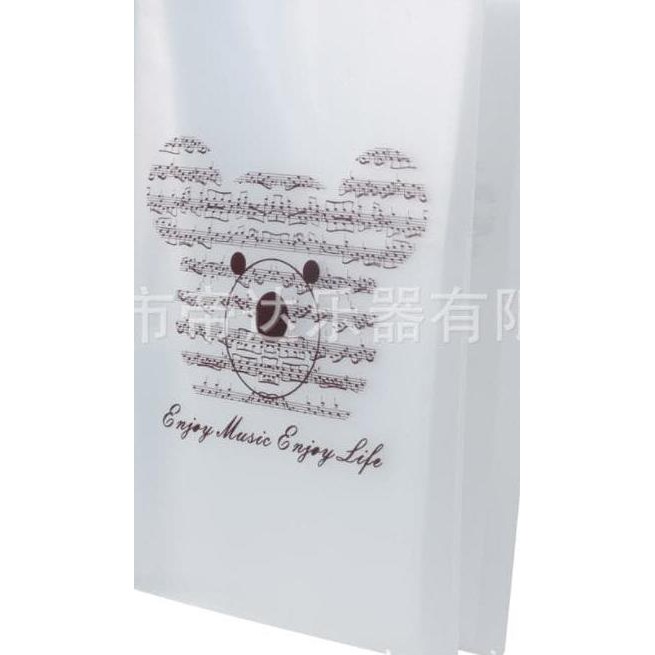 

xvf-091 Clearholder Music Partitur / Map Plastik Musik A4 - Putih note