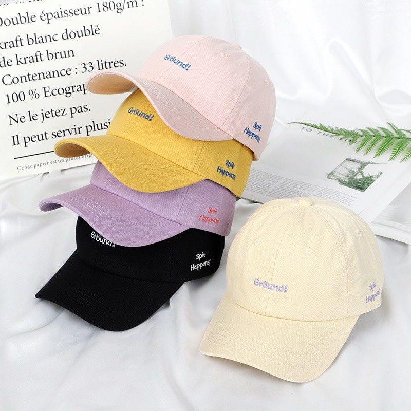 Letter Embroidery Baseball Cap Casual Trendy All-match