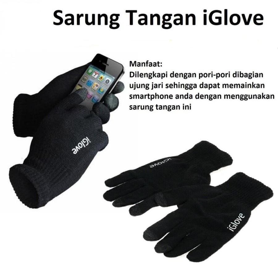 SARUNG TANGAN MOTOR HP I GLOVE SARUNG TANGAN IGLOVE TOUCH SCREEN