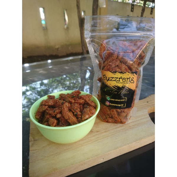 [500g] Cemilan Camilan Stik Makanan Ringan Basreng Bakso Goreng Pedas Daun Jeruk Enak Gurih Renyah Murah-2