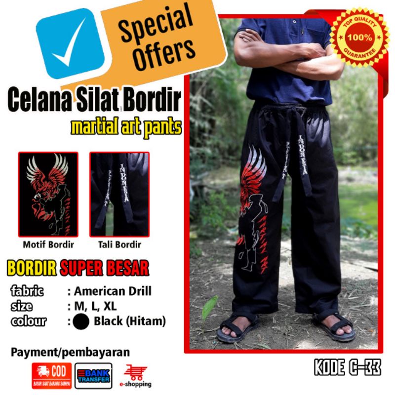 CELANA BORDIR PESILAT