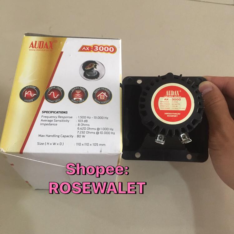 AUDAX AX 3000 TWEETER WALET ORIGINAL