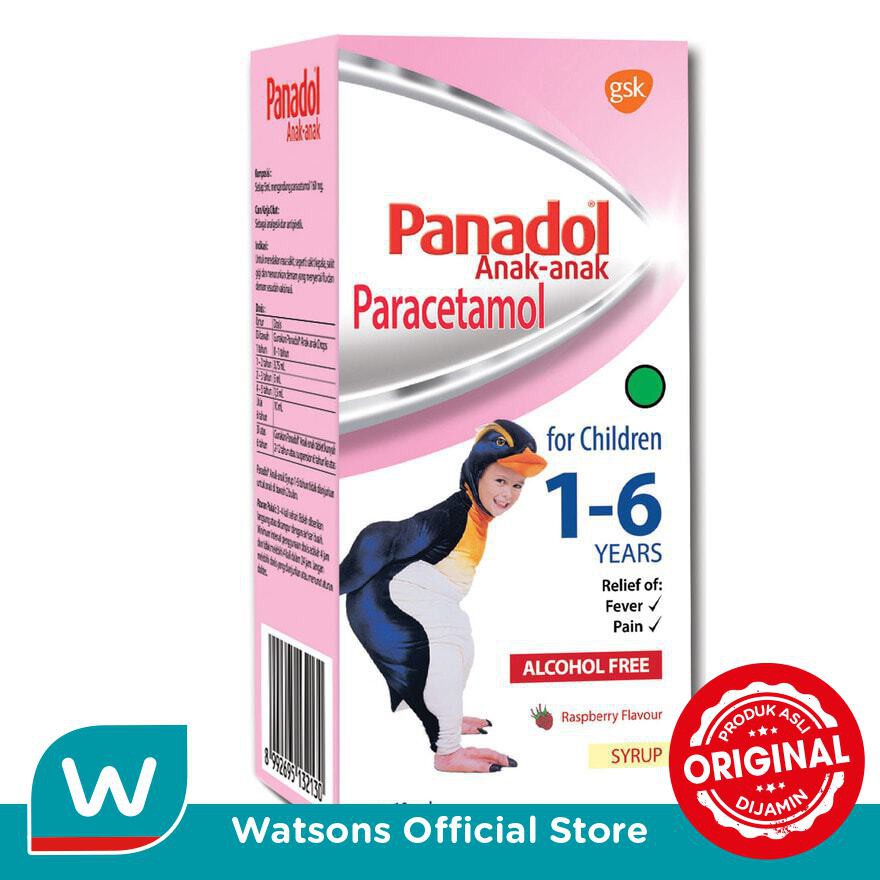 Panadol Sirup Anak 1-6 tahun 60ml