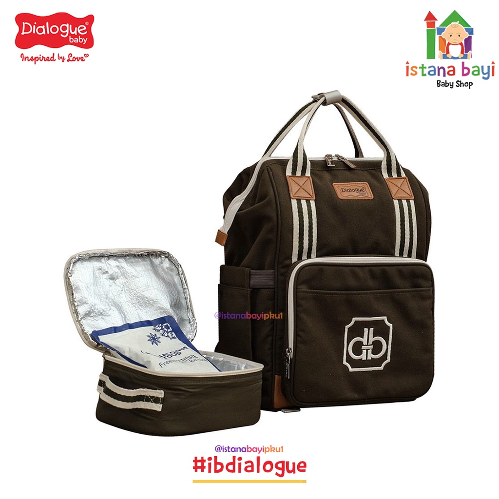 Dialogue Tas Ransel + Cooler Bag Classy Series DGT7412 - Tas Perlengkapan Bayi