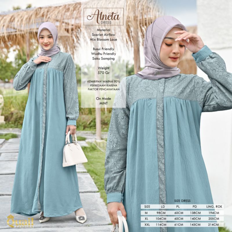 Quail Hijab - Alneta Dress Original