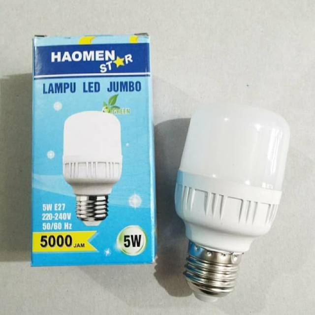  Lampu  Led Tabung  haomen star 5 watt lampu tabung  LED 