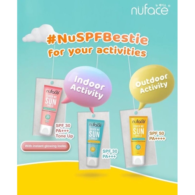 Nuface Cover Me Sun Shield 50g