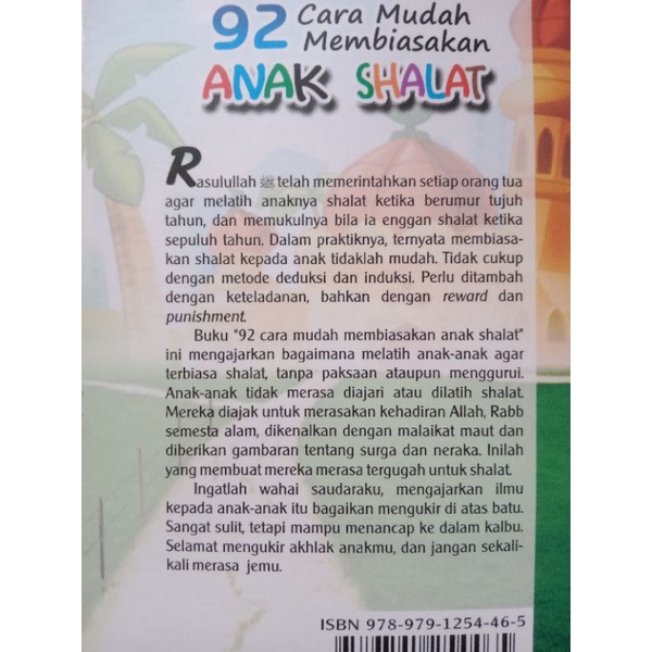 Buku 92 Cara Mudah Membiasakan Anak Shalat / Original