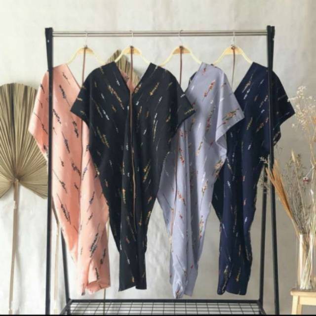 (FREE BELT) VNECK DRESS CALAMARY (FREE BELT)lo