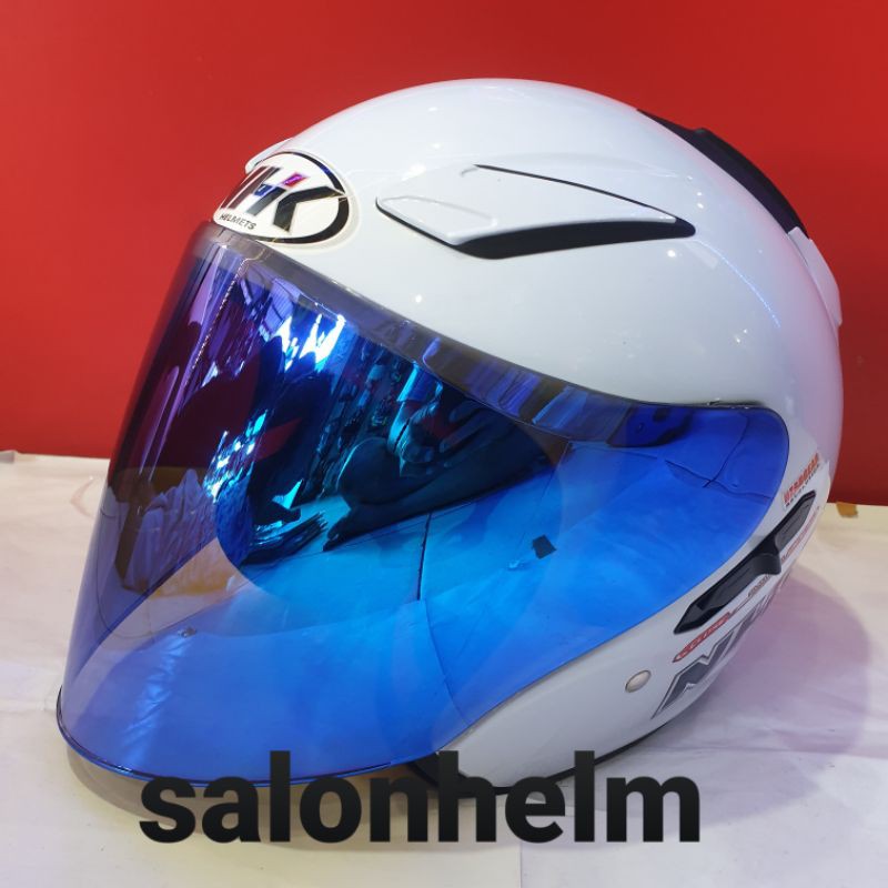 Helm NHK R1 Glossy Visor Flat Visor Iridium