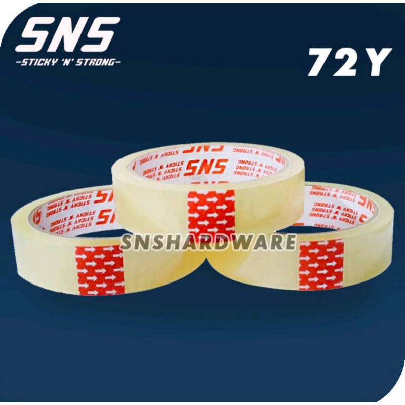 

ISOLASI LAKBAN BENING 1/2 INCH 72 YARD