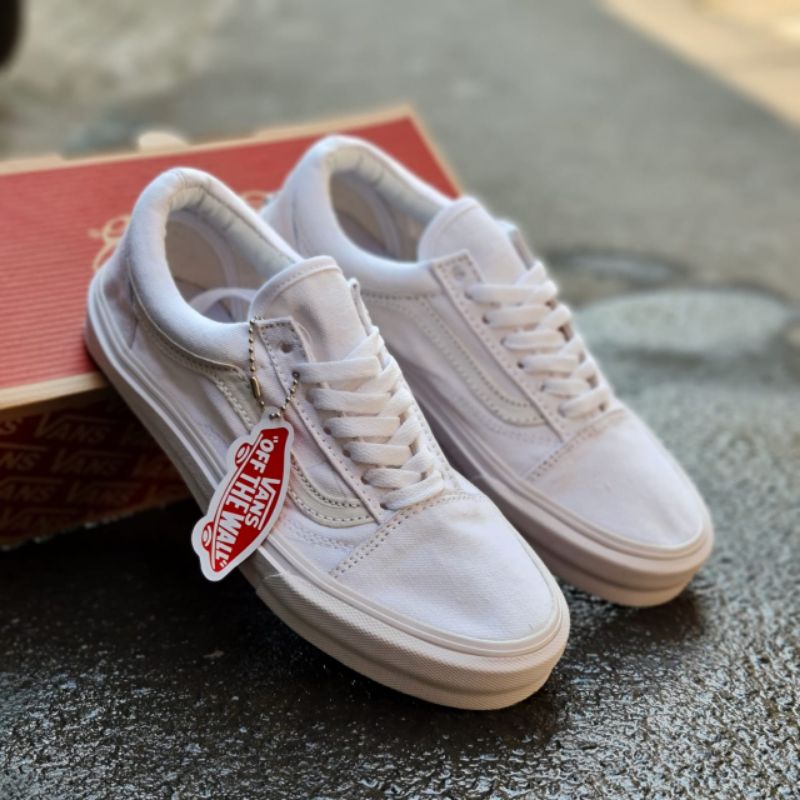 natural white vans