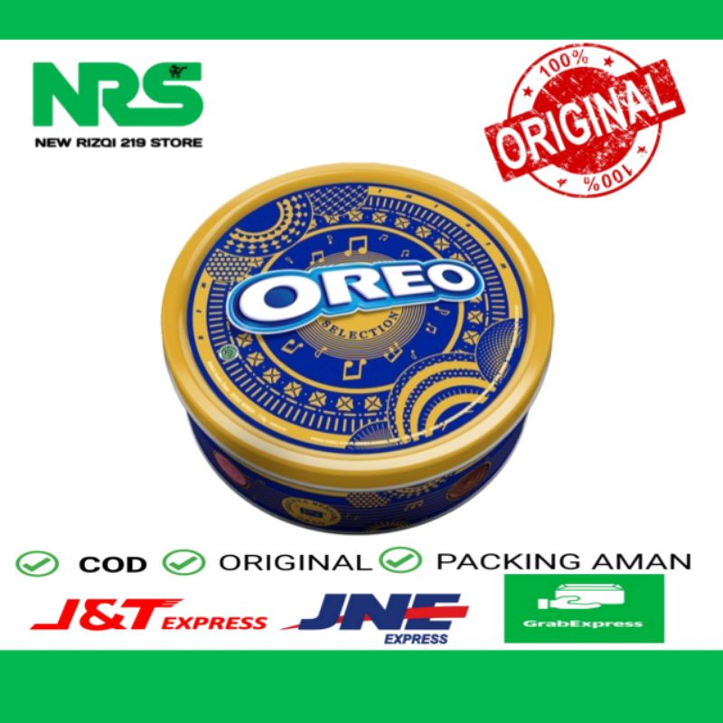 Oreo Selection Tin 285gr /Oreo Kaleng