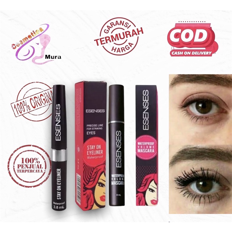 [ BPOM ] maskara esenses / eyeliner esenses liquid || eyeliner bpom essense | maskara essense / maskara essence