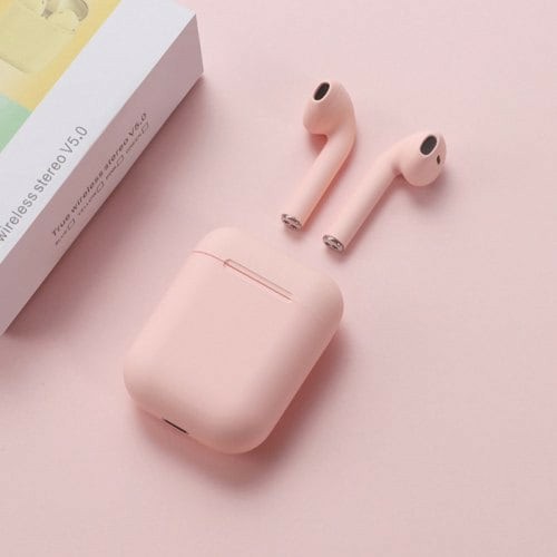 (✔️COD) Airpods Gen 2 With Pop Up Animation For Android + Iphone-PINK