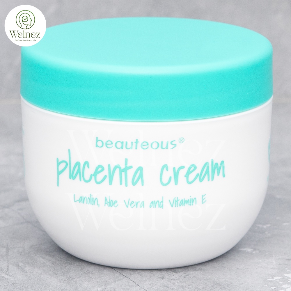 Beauteous Placenta Cream with Lanolin, Aloe Vera, and Vitamin E 100g