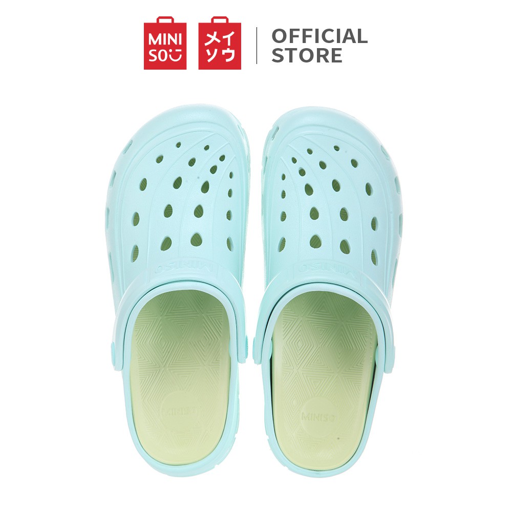  MINISO  Family friendly Garden Dua Warna Taman Sandal  Flip 