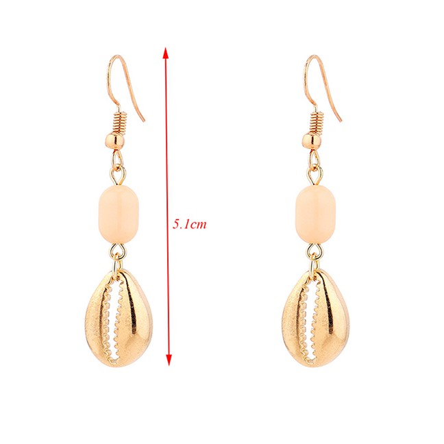 LRC Anting Gantung Fashion Kc  Shell Earrings Y6152X