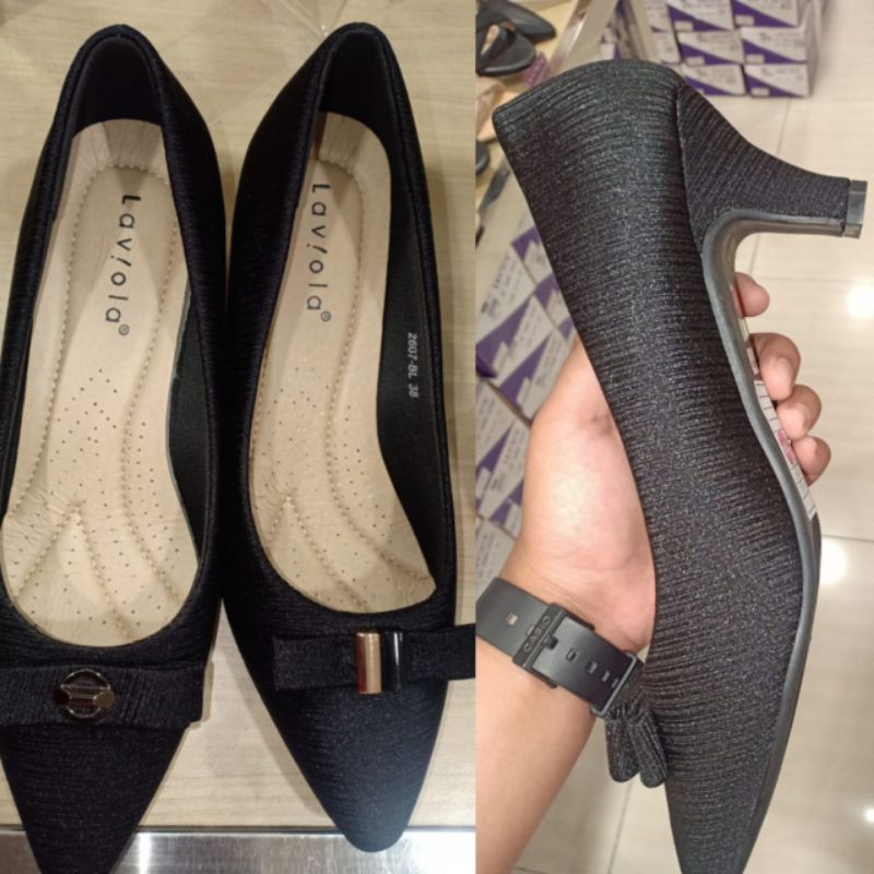 sepatu hitam wanita LAVIOLA SHOES