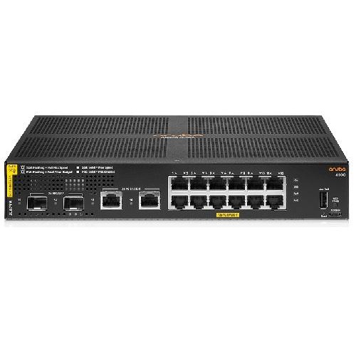 HPE Aruba CX 6100 (JL679A) 12G Class4 PoE 2G/2SFP+ 139W Switch