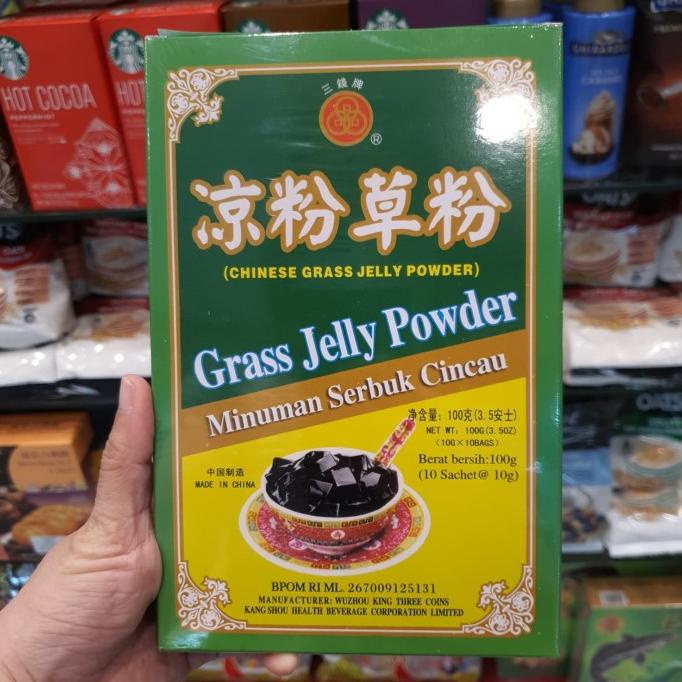 

_^_^_^] kui ling kao bubuk grass jelly powder serbuk cincau 100 g