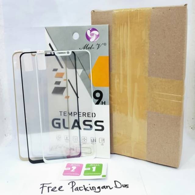 Tempered Vivo v9 / tempered glass vivo v9 / Full Vivo V9 / Tempered Glass Full Vivo V9