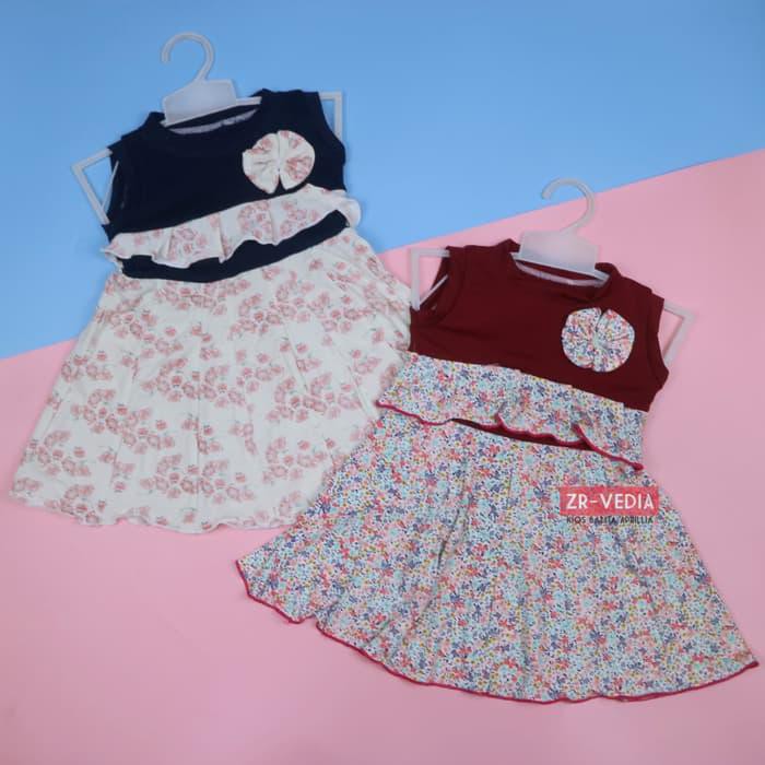 DRESS HANNA UK BAYI 3-18 BULAN / MODEL DRES BAYI BAJU ANAK PEREMPUAN